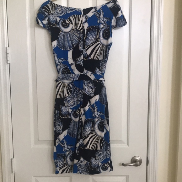 Vintage Cache Nautical stretchy dress sz M - Picture 4 of 4